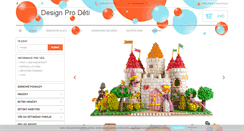Desktop Screenshot of designprodeti.cz
